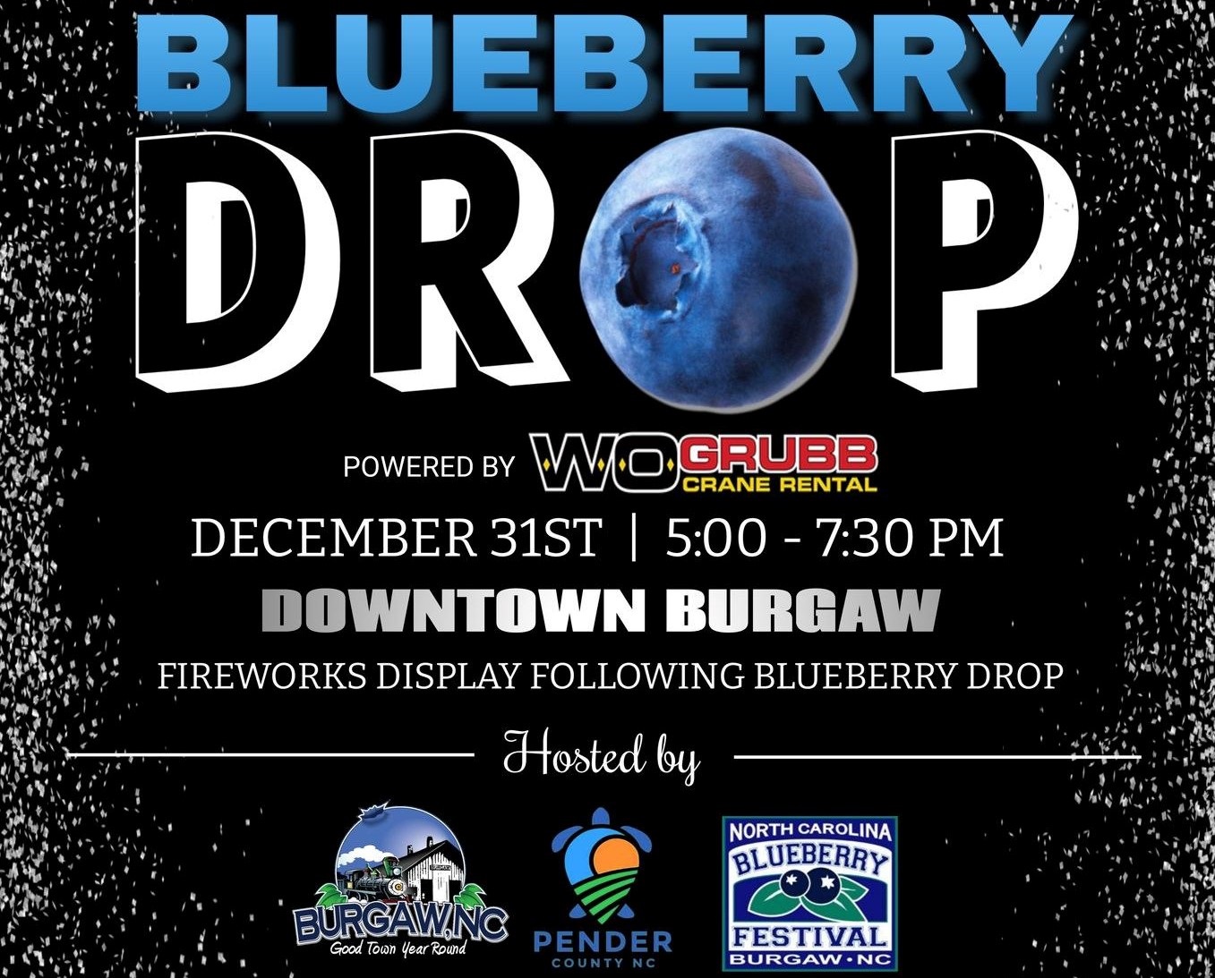 Annual New Years Eve Blueberry Drop